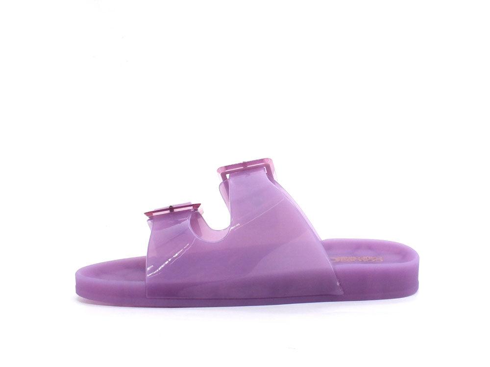 COLORS OF CALIFORNA Ciabatta 2 Fibbie Viola Lilla - Sandrini Calzature e Abbigliamento