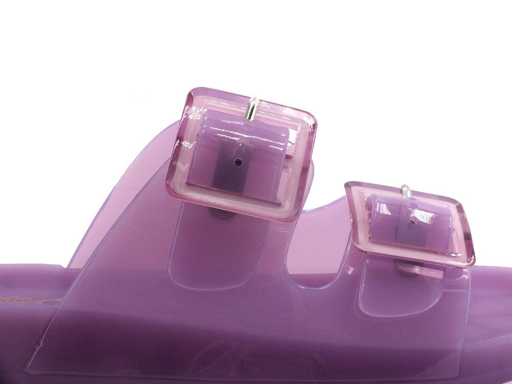 COLORS OF CALIFORNA Ciabatta 2 Fibbie Viola Lilla - Sandrini Calzature e Abbigliamento