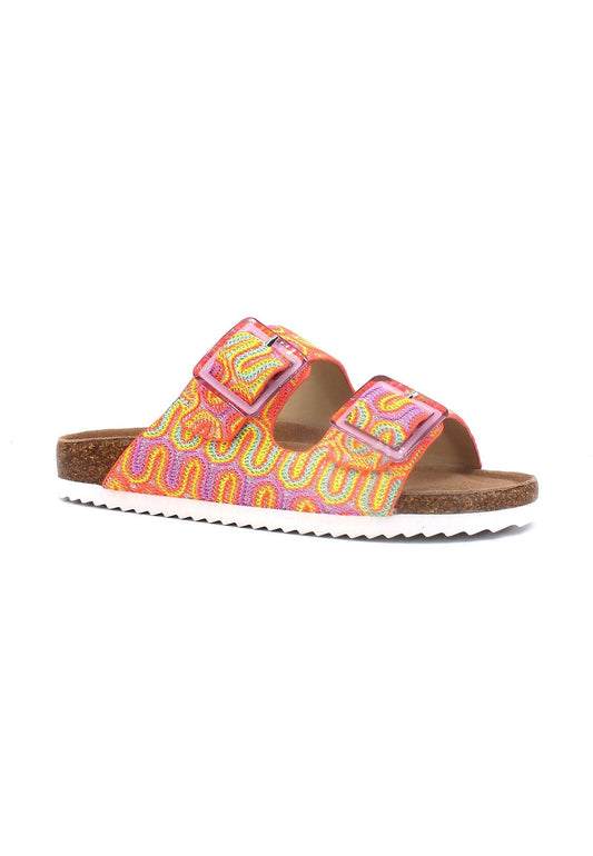 COLORS OF CALIFORNIA Ciabatta Donna Orange Purple HC.BIO316 - Sandrini Calzature e Abbigliamento