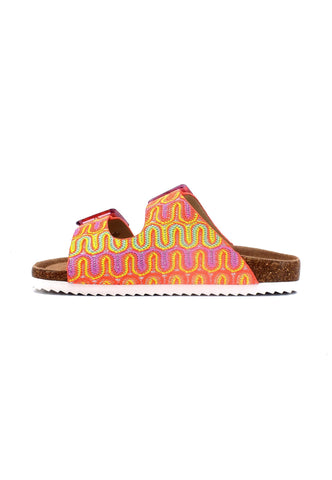 COLORS OF CALIFORNIA Ciabatta Donna Orange Purple HC.BIO316 - Sandrini Calzature e Abbigliamento