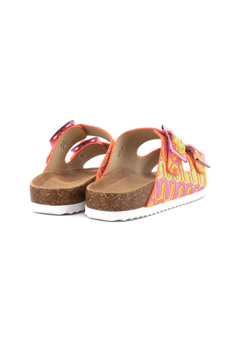 COLORS OF CALIFORNIA Ciabatta Donna Orange Purple HC.BIO316 - Sandrini Calzature e Abbigliamento