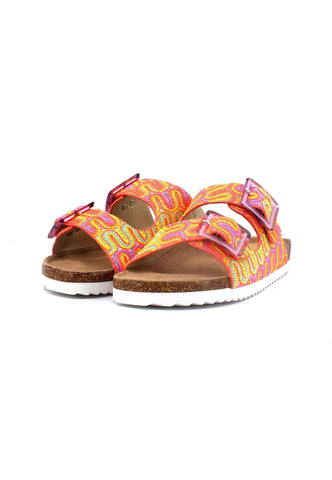 COLORS OF CALIFORNIA Ciabatta Donna Orange Purple HC.BIO316 - Sandrini Calzature e Abbigliamento
