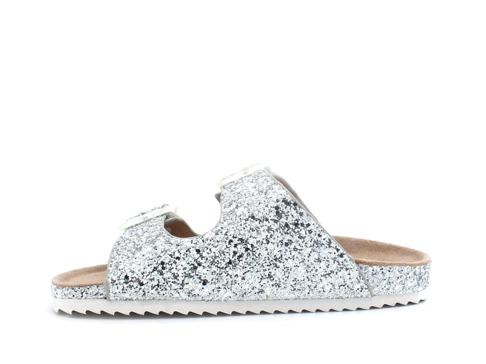 COLORS OF CALIFORNIA Ciabatta Fibbie White Silver HC.BIO047-BIS - Sandrini Calzature e Abbigliamento