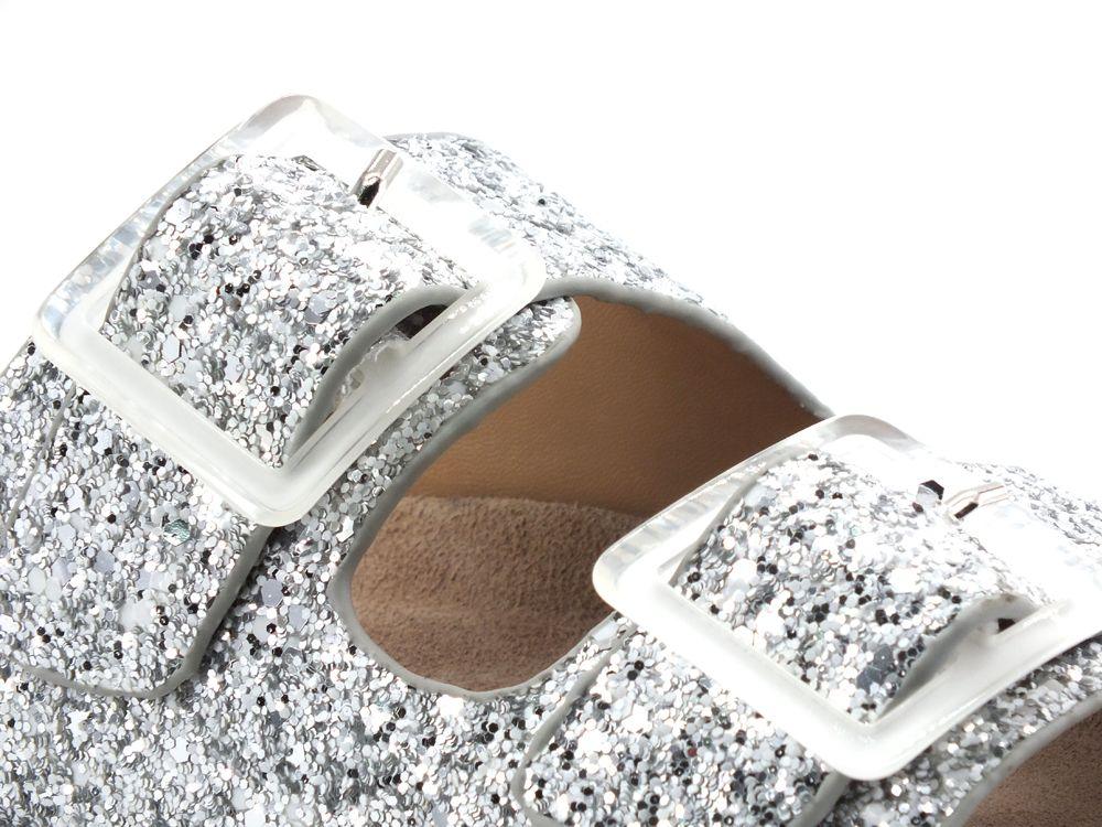 COLORS OF CALIFORNIA Ciabatta Fibbie White Silver HC.BIO047-BIS - Sandrini Calzature e Abbigliamento