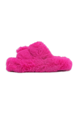 COLORS OF CALIFORNIA Ciabatta Pelo Donna Rosa New Fuxia HC.SLIPPERS03 - Sandrini Calzature e Abbigliamento