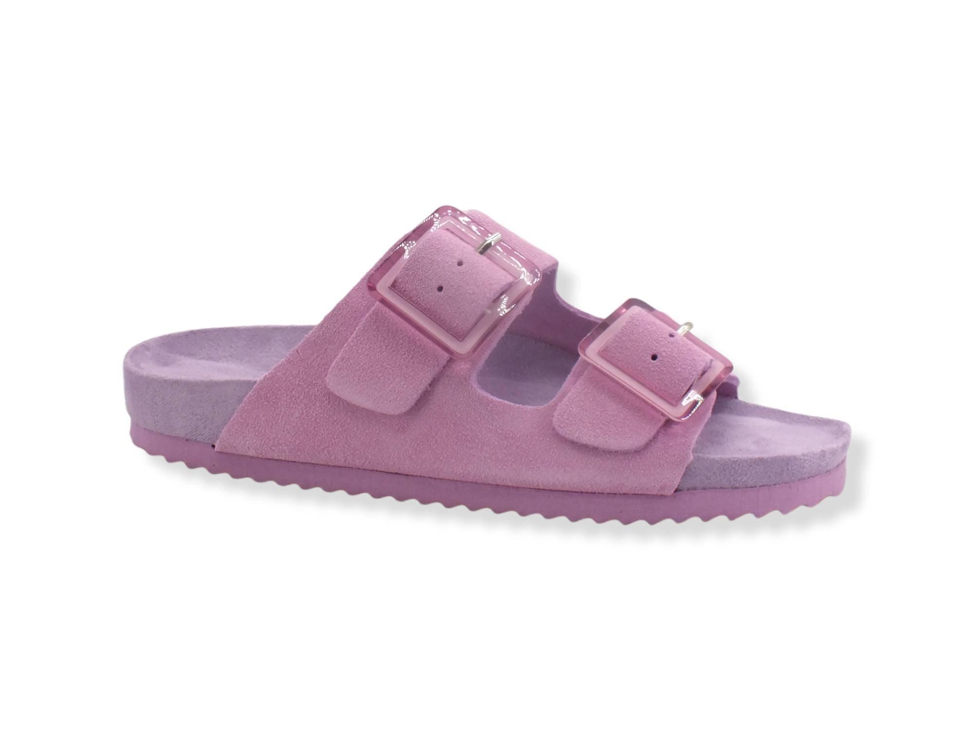 COLORS OF CALIFORNIA Minorchina Suede Ciabatta Lilla HC.BIO056 - Sandrini Calzature e Abbigliamento