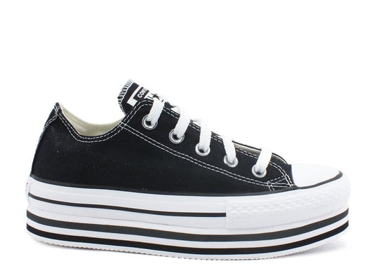 CONVERSE C.T. All Star Layer Sneakers Platform Black 563970C - Sandrini Calzature e Abbigliamento