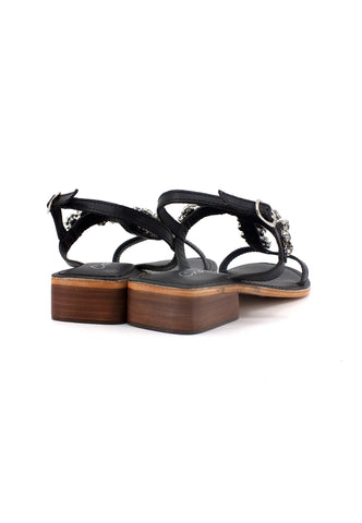 CRISTIN Sandalo Donna Nero CORIN-37 - Sandrini Calzature e Abbigliamento
