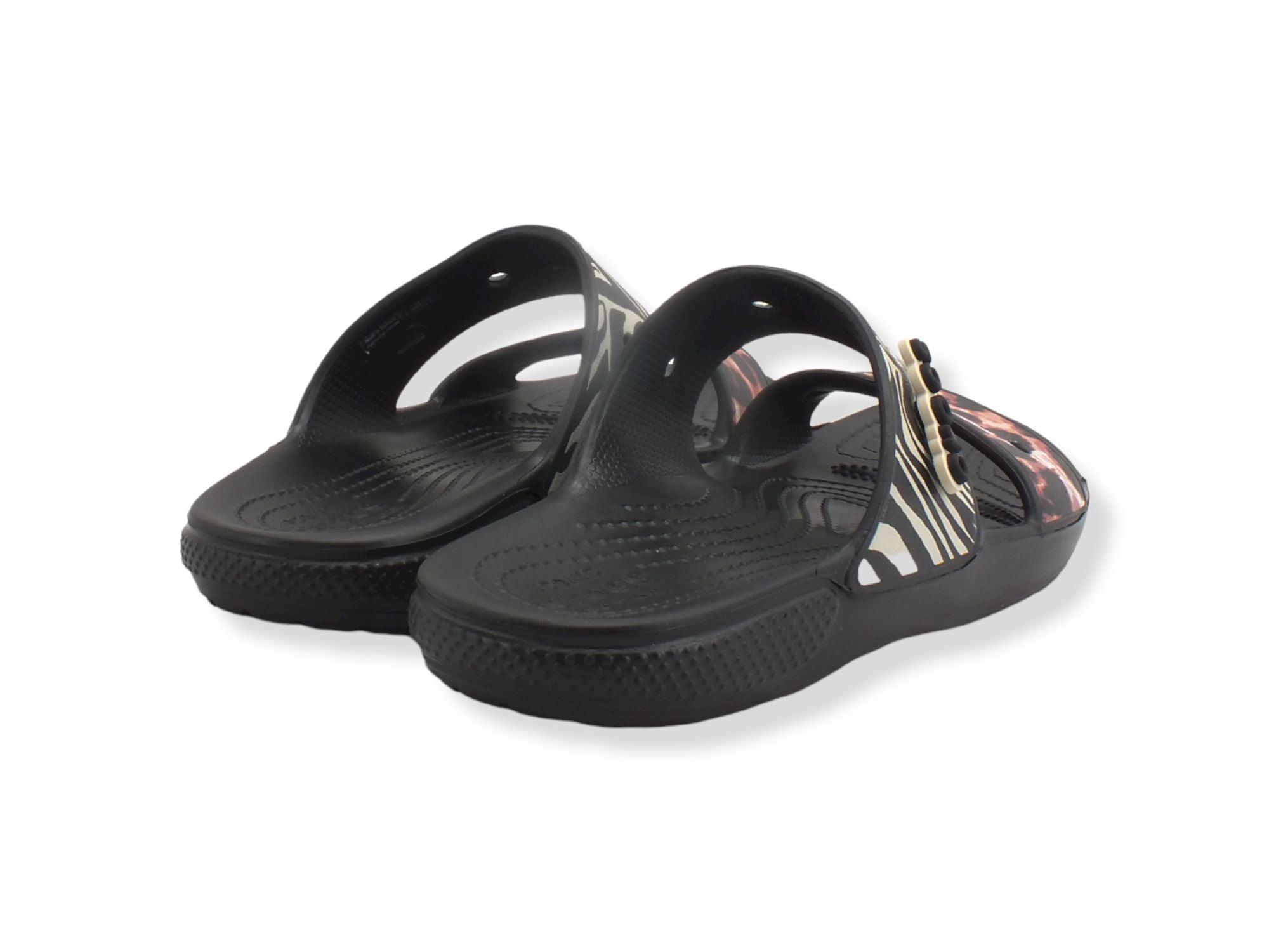 CROCS Classic Sandalo Animal Remi Black Multi 207847-0C4 - Sandrini Calzature e Abbigliamento