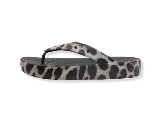 CROCS Cls Platform Animal Remix Infradito Gomma Donna Black Leopard 207845-0CU - Sandrini Calzature e Abbigliamento