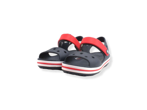 CROCS Crocband Kids Sandalo Gomma Bambino Blu Navy Red 12856-485 - Sandrini Calzature e Abbigliamento