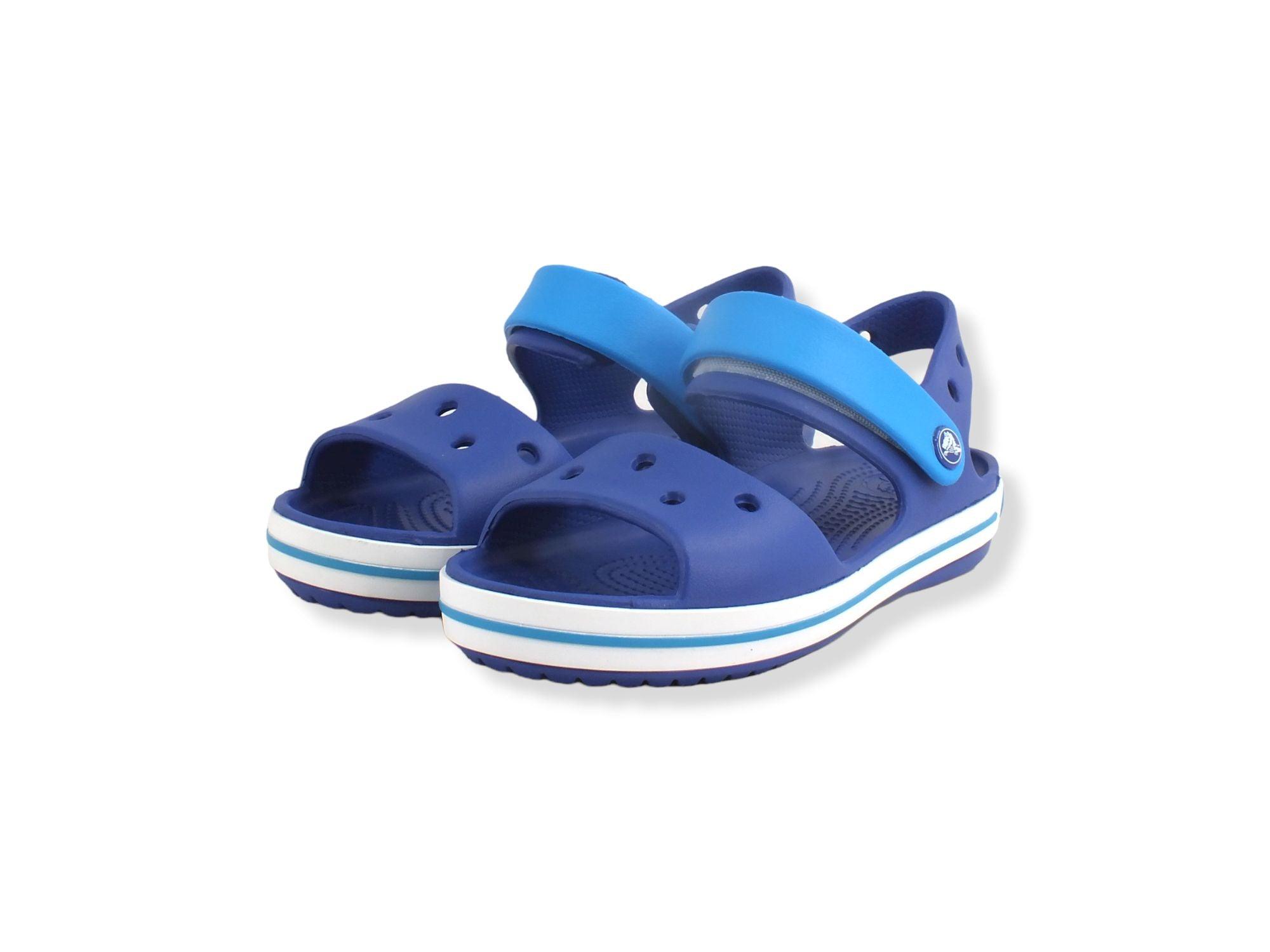 CROCS Crocband Sandal Bambino Blu Cerulean Blue Ocean 12856-4BX - Sandrini Calzature e Abbigliamento