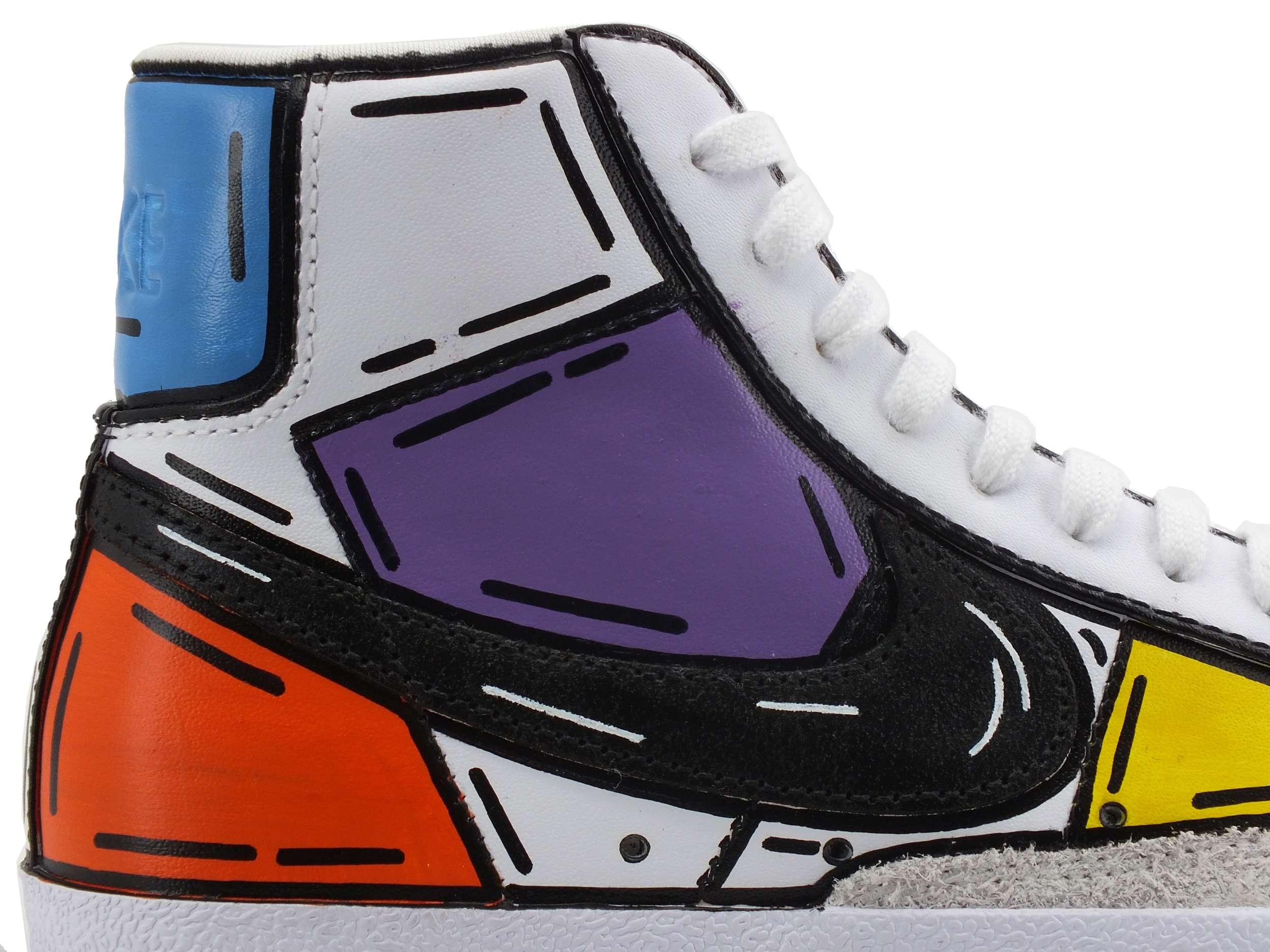 CUSTOM / NIKE Blazer Mid 77 Comics - Sandrini Calzature e Abbigliamento