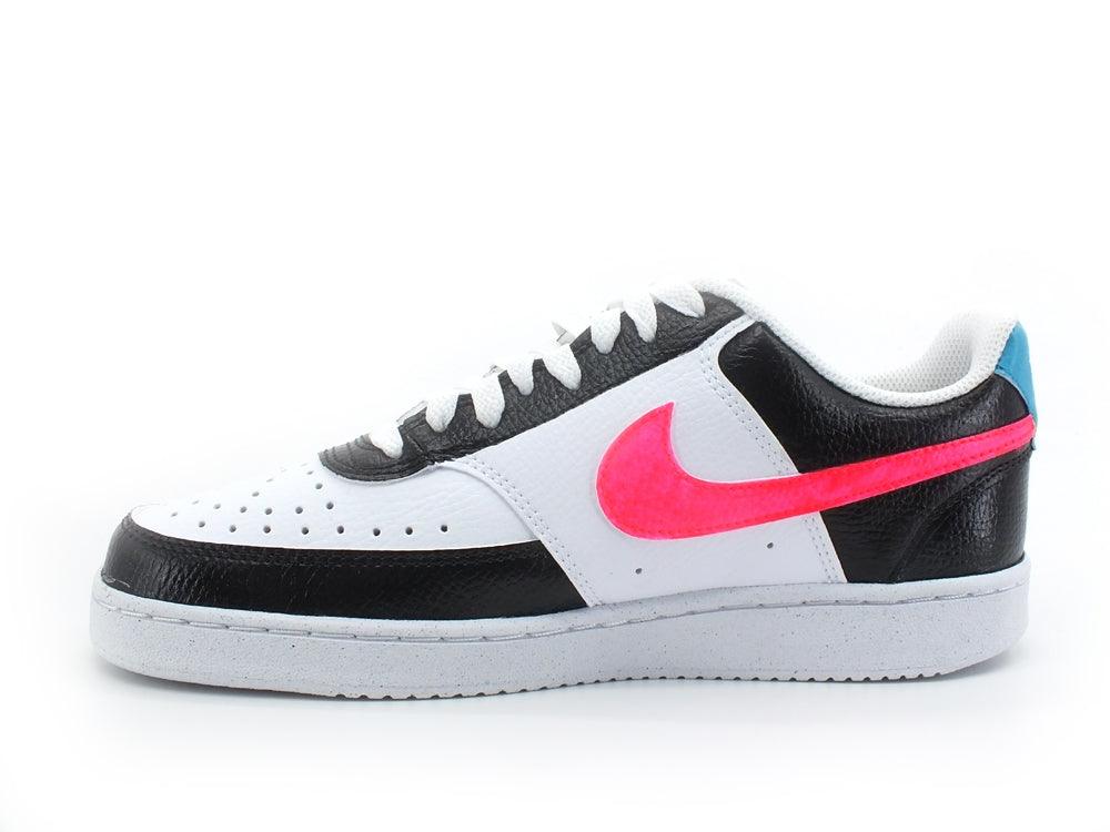 CUSTOM / Nike Court Vision Low White Neon Black - Sandrini Calzature e Abbigliamento