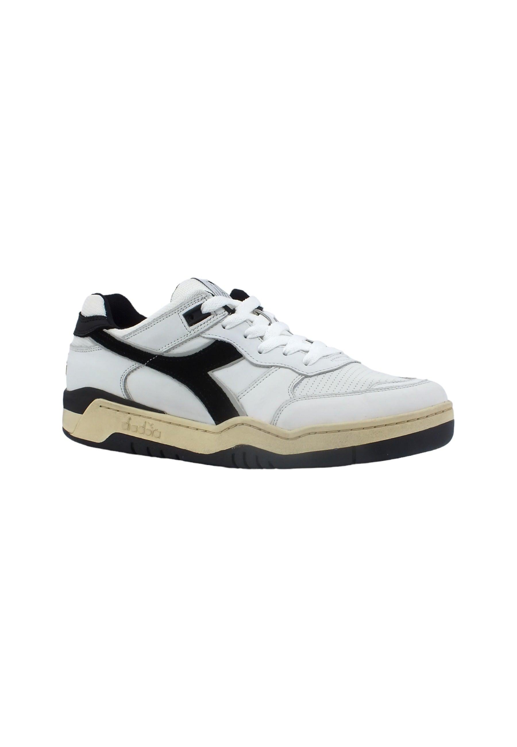 DIADORA B.560 Used Sneaker Uomo White Black 201.18011701C0351 - Sandrini Calzature e Abbigliamento