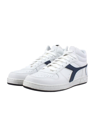 DIADORA Basket Sneaker Uomo White Blue 501.17929701C0445 - Sandrini Calzature e Abbigliamento