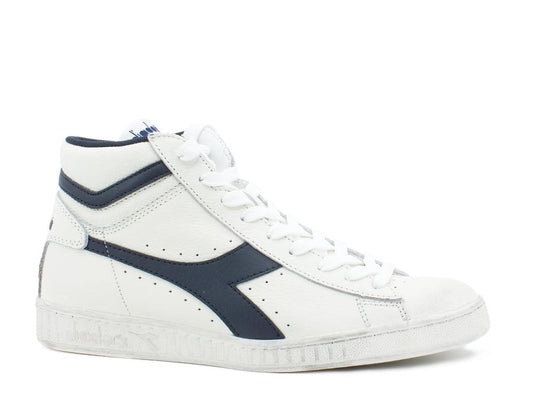DIADORA Game Low High Waxed White Blue 501.159657C5262 - Sandrini Calzature e Abbigliamento