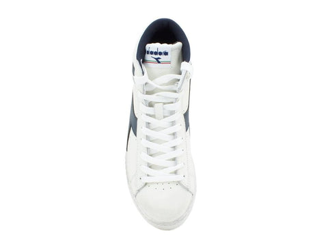 DIADORA Game Low High Waxed White Blue 501.159657C5262 - Sandrini Calzature e Abbigliamento