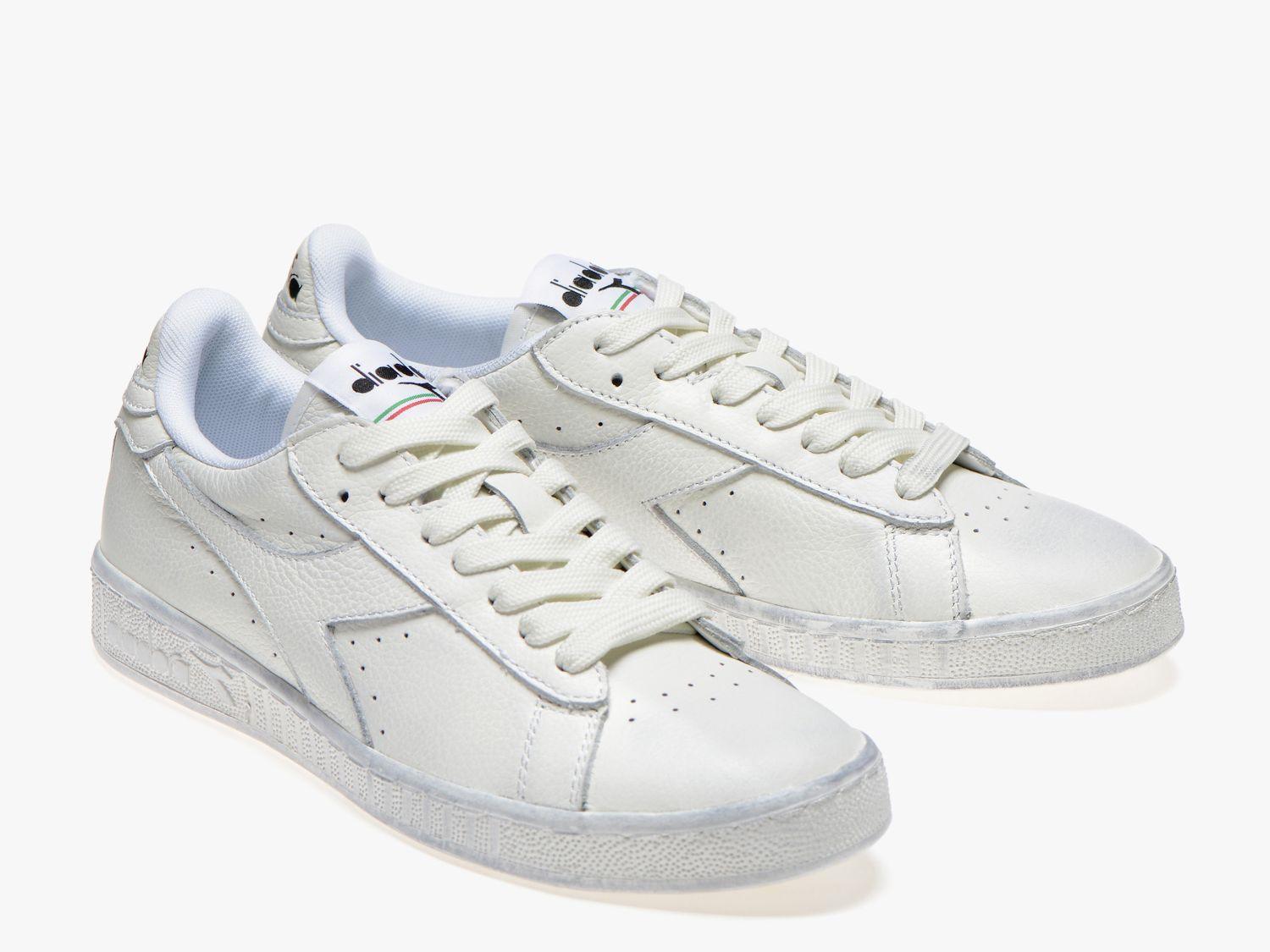 DIADORA Game Low Waxed White 501.160821 - Sandrini Calzature e Abbigliamento