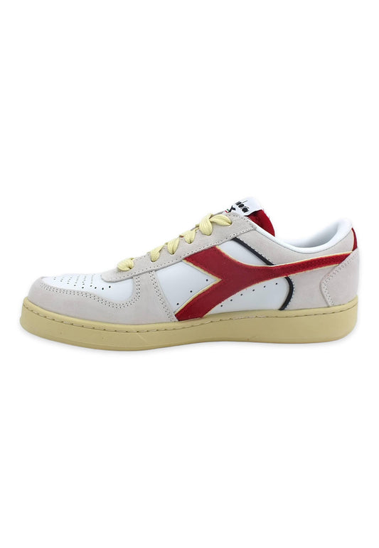 DIADORA Magic Basket Low Sneaker Uomo White Chili 501.178565C6313 - Sandrini Calzature e Abbigliamento