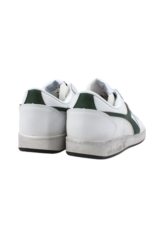 DIADORA Magic Basket Low Sneaker Uomo White Fogliame 501.17929601C1161 - Sandrini Calzature e Abbigliamento