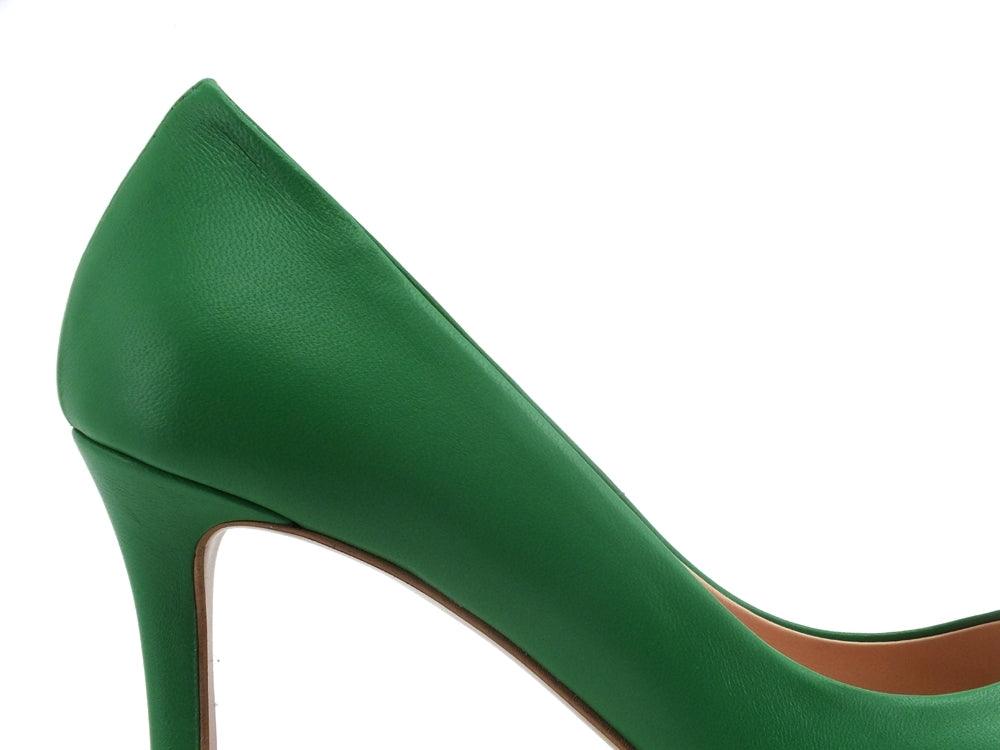 DIVINE FOLLIE Dècolletè Tacco Alto Verde Prato R-07 - Sandrini Calzature e Abbigliamento