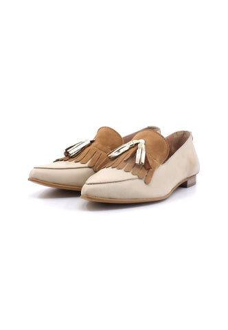 DIVINE FOLLIE Mocassino Donna Beige Panna 1968 - Sandrini Calzature e Abbigliamento