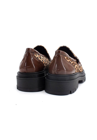 DIVINE FOLLIE Mocassino Donna Fantasia Leopard 305 - Sandrini Calzature e Abbigliamento