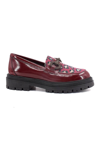 DIVINE FOLLIE Mocassino Donna Leo Bordò Maculato DF2234 - Sandrini Calzature e Abbigliamento