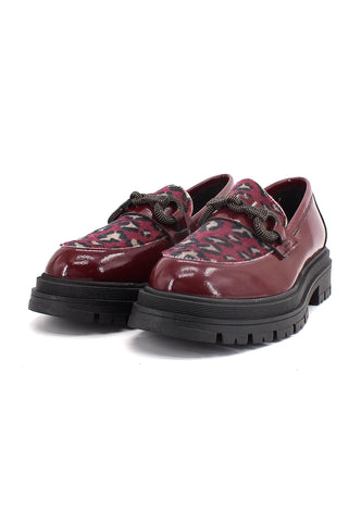 DIVINE FOLLIE Mocassino Donna Leo Bordò Maculato DF2234 - Sandrini Calzature e Abbigliamento