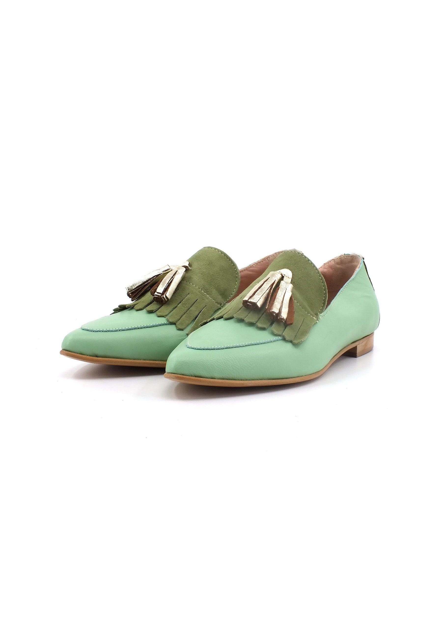 DIVINE FOLLIE Mocassino Donna Verde Salvia 1968 - Sandrini Calzature e Abbigliamento