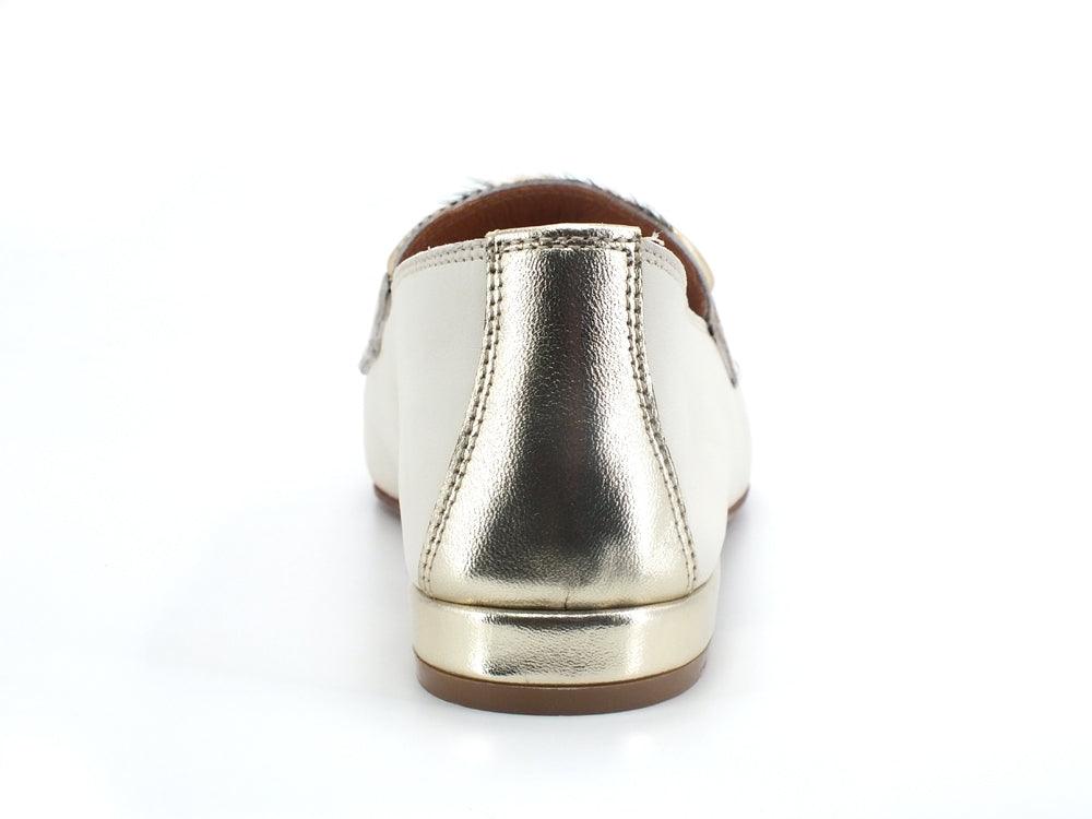 DIVINE FOLLIE Mocassino Punta Animalier Leopard White 901-01F - Sandrini Calzature e Abbigliamento