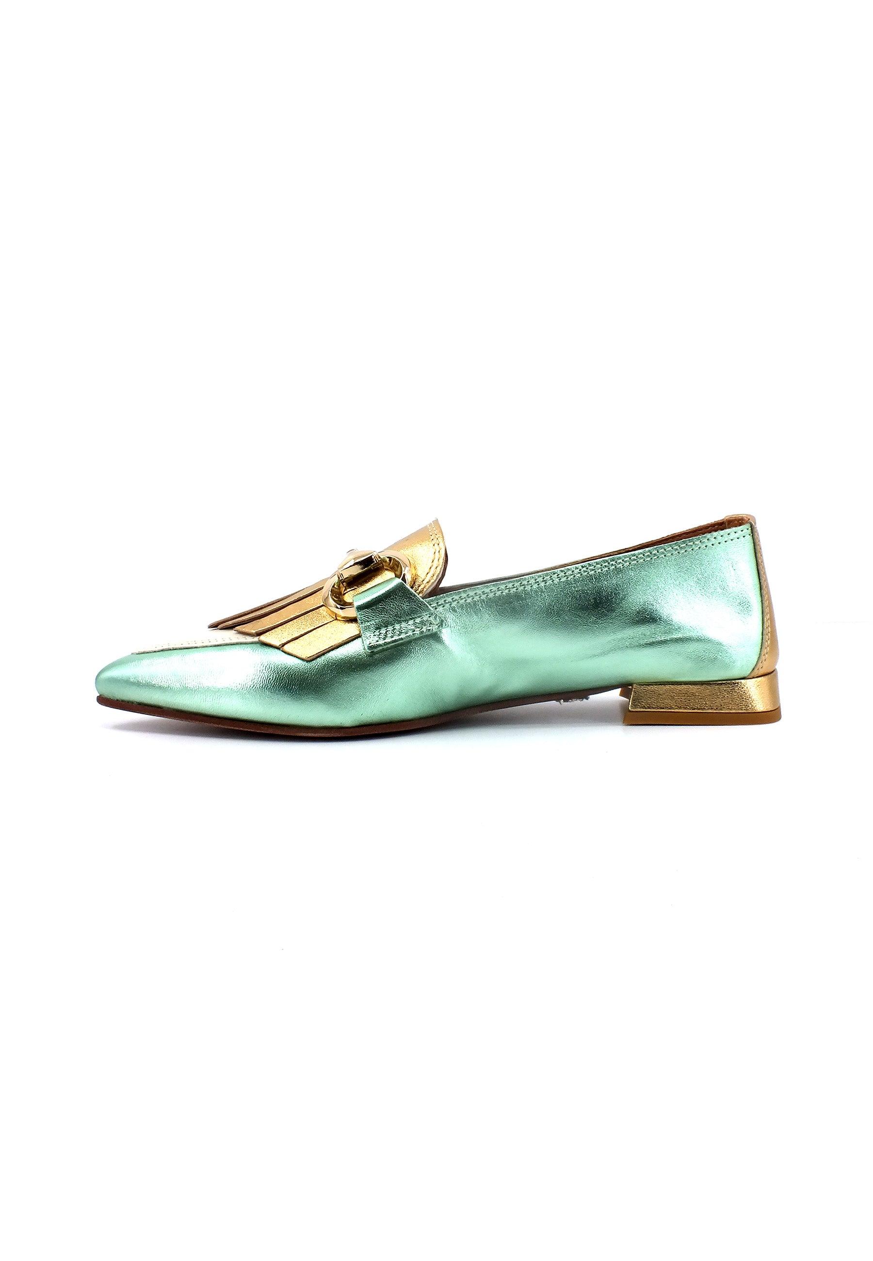 DIVINE FOLLIE Mocassino Punta Donna Tiffany Crudo 901-21F - Sandrini Calzature e Abbigliamento