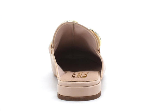 DIVINE FOLLIE Sabot Fibbia Laminato Cipria 190 - Sandrini Calzature e Abbigliamento