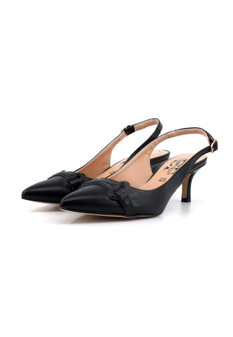 DIVINE FOLLIE Sandalo Chanel Donna Nero 1750 - Sandrini Calzature e Abbigliamento