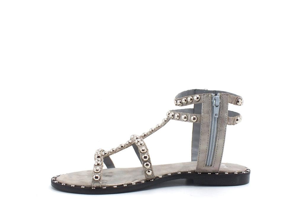 DIVINE FOLLIE Sandalo Listini Borchie Polvere Grigio 14-2063SACHA - Sandrini Calzature e Abbigliamento