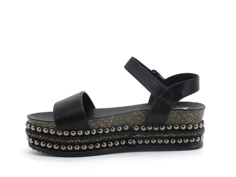 DIVINE FOLLIE Sandalo Platform Borchie - Sandrini Calzature e Abbigliamento