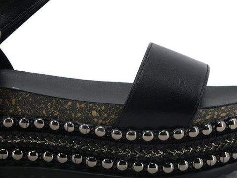 DIVINE FOLLIE Sandalo Platform Borchie - Sandrini Calzature e Abbigliamento