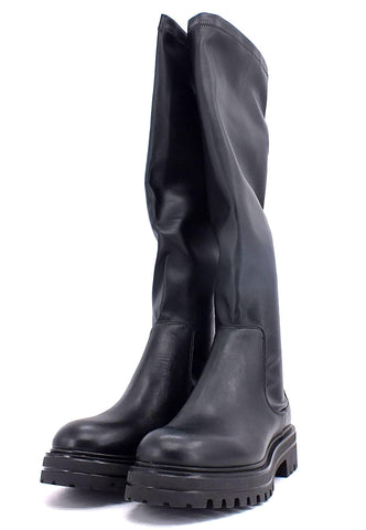 DIVINE FOLLIE Stivale Elastic Donna Nero 8719 - Sandrini Calzature e Abbigliamento