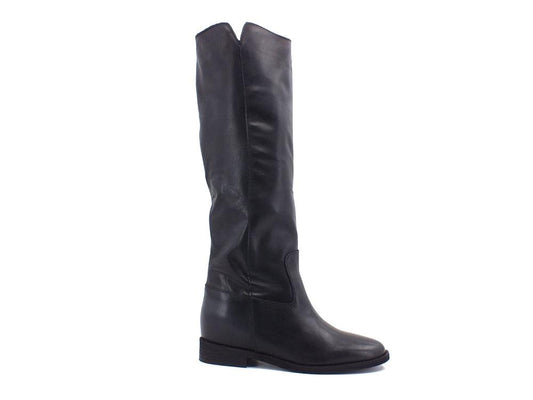 DIVINE FOLLIE Stivale Pelle Nero DF516 - Sandrini Calzature e Abbigliamento