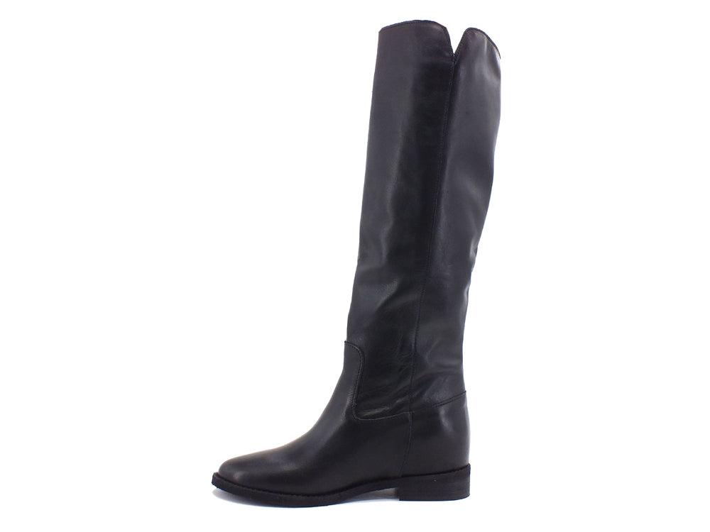 DIVINE FOLLIE Stivale Pelle Nero DF516 - Sandrini Calzature e Abbigliamento