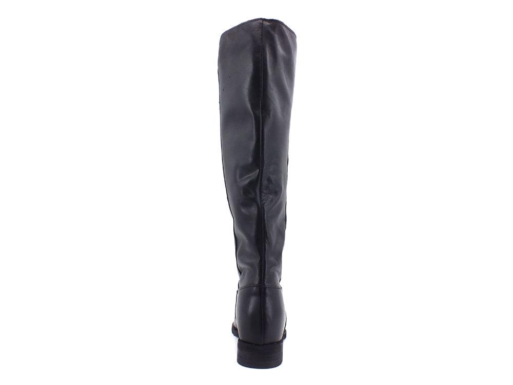 DIVINE FOLLIE Stivale Pelle Nero DF516 - Sandrini Calzature e Abbigliamento