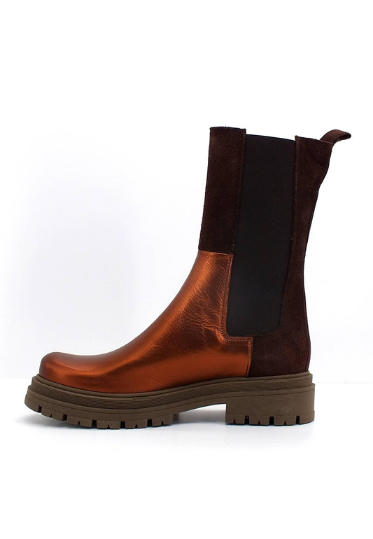 DIVINE FOLLIE Stivaletto Polacco Hi Donna Fantasia Maculato DF639 - Sandrini Calzature e Abbigliamento