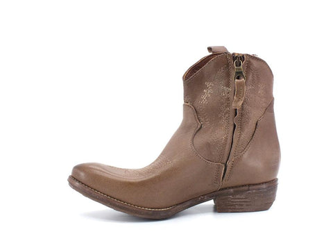 DIVINE FOLLIE Texano Bufalo Ricamo Taupe Beige TEX-RIC - Sandrini Calzature e Abbigliamento