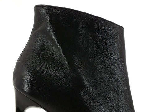 DIVINE FOLLIE Tronchetto Tacco Pelle Naplak Nero 3493 - Sandrini Calzature e Abbigliamento