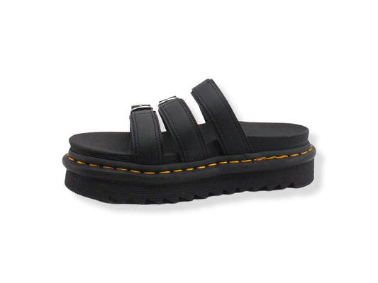 DR. MARTENS Blaire Slide 3 Fibbie Ciabatta Donna Black BLAIRE-254560001 - Sandrini Calzature e Abbigliamento