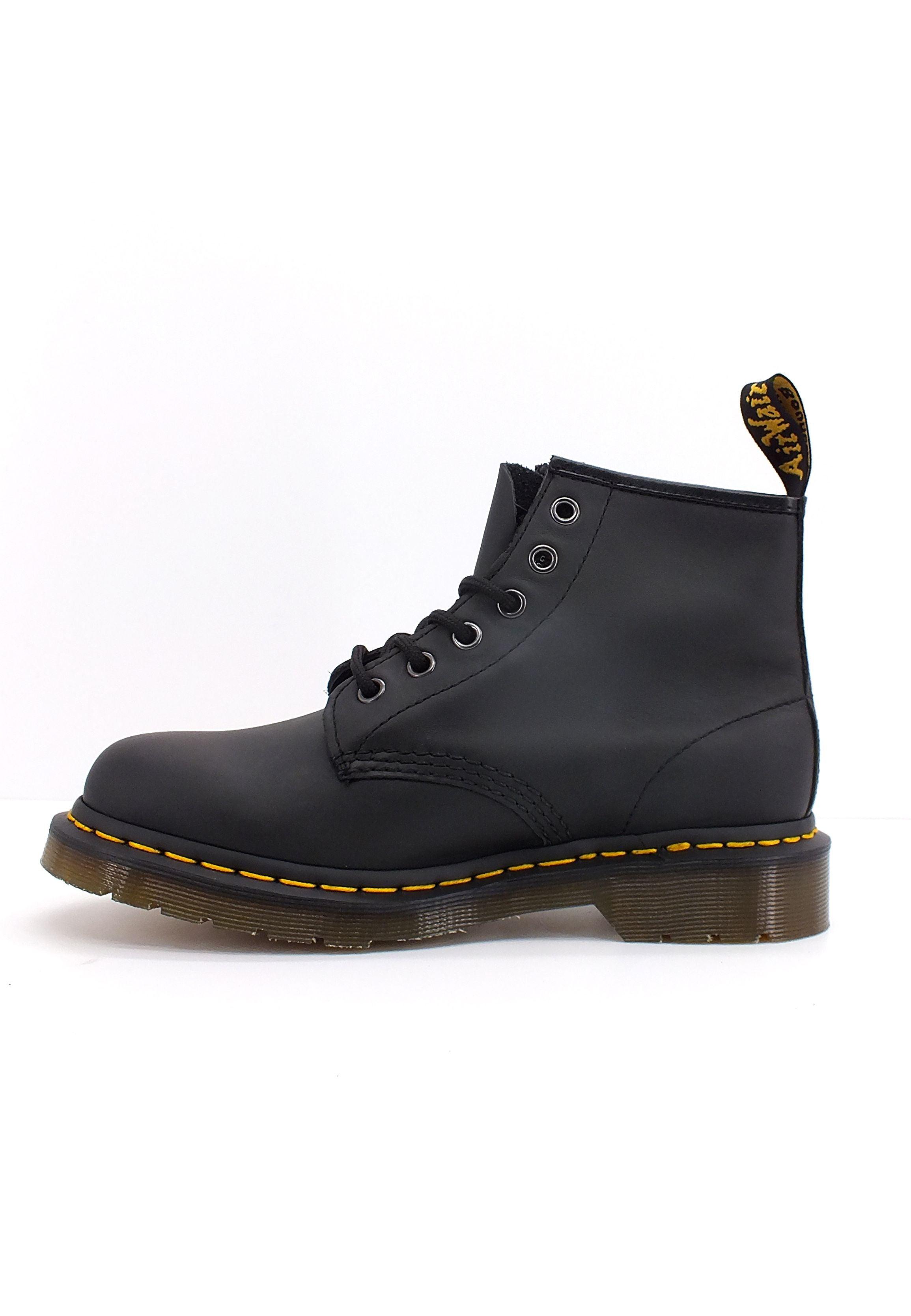 DR. MARTENS Buttero Stivaletto Anfibio 6 Fori Donna Black 101-26409001 - Sandrini Calzature e Abbigliamento