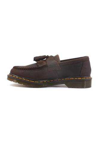 DR. MARTENS Crazy Horse Mocassino Uomo Dark Brown ADRIAN-30917201 - Sandrini Calzature e Abbigliamento