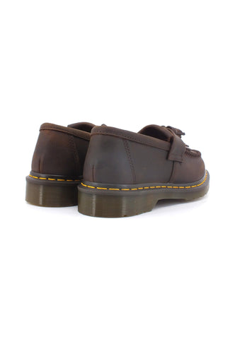 DR. MARTENS Crazy Horse Mocassino Uomo Dark Brown ADRIAN-30917201 - Sandrini Calzature e Abbigliamento