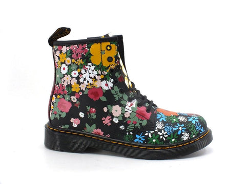 DR. MARTENS FLoreal Mash Up K Hydro Anfibio Fiori Black 1460J-27093001 - Sandrini Calzature e Abbigliamento